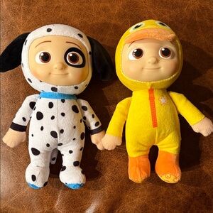 CoComelon JJ Animal Costume Plush Dolls Set